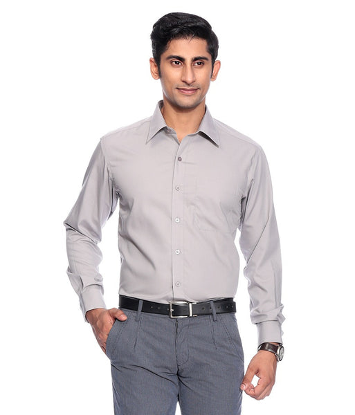 John Players Gray Formals Shirt
