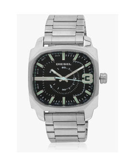Diesel Shifter Silver/Black Analog Watch