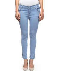 Smart girl Slim Women's Light Blue Jeans