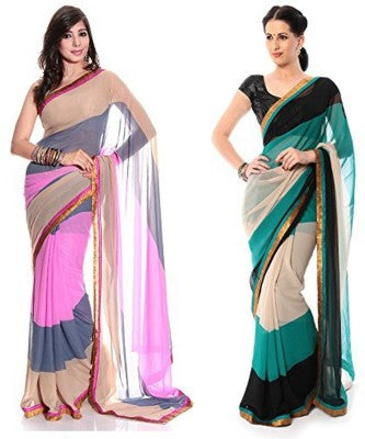 Nilesh Fab Printed Bollywood Pure Chiffon Sari